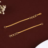 Adjustable Stylish Twist Silver Back Chain