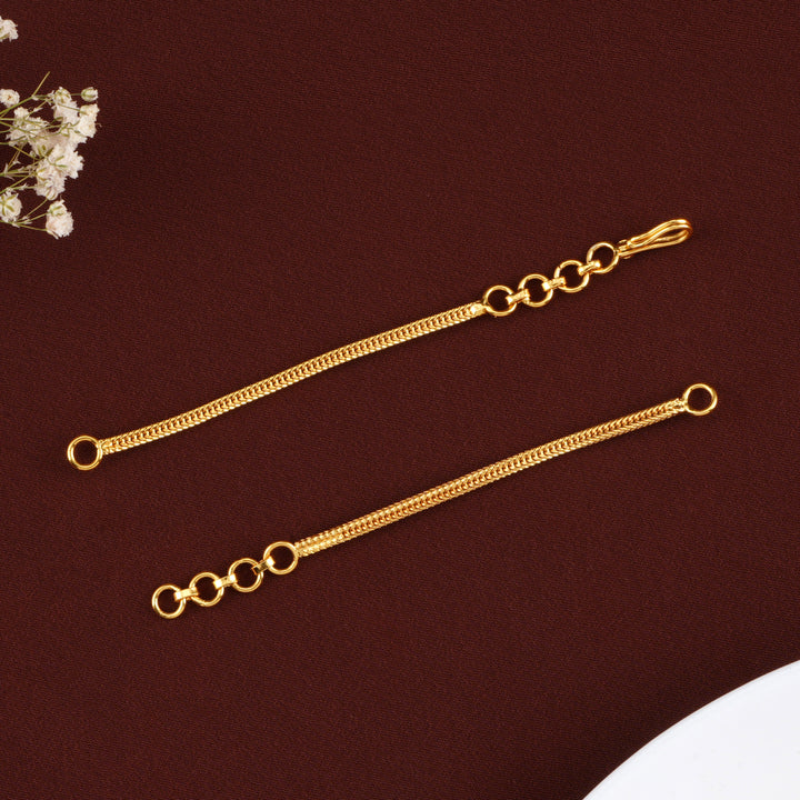 Adjustable Stylish Twist Silver Back Chain