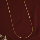 Sparkle Gloss Long Silver Gold Plated Chain