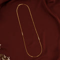 Sparkle Gloss Long Silver Gold Plated Chain