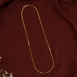 Sparkle Gloss Long Silver Gold Plated Chain