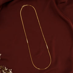 Sparkle Gloss Long Silver Gold Plated Chain