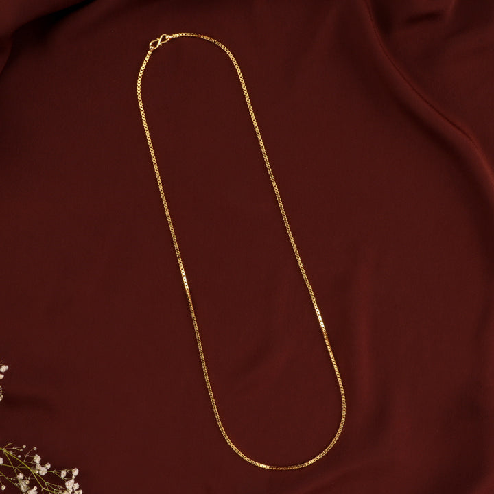 Sparkle Gloss Long Silver Gold Plated Chain
