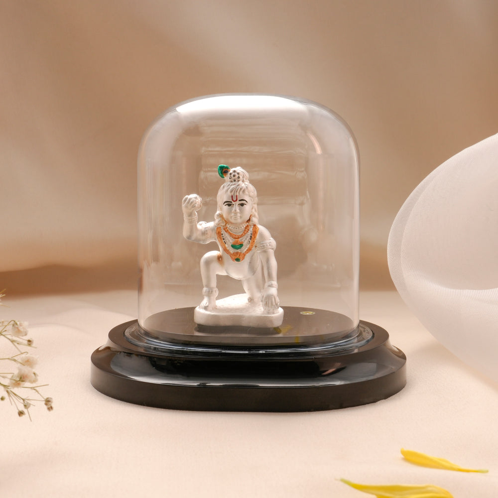 Divine Shri Krishna Silver Idol