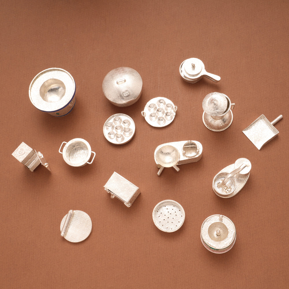 Joyful Kutties Kitchen Silver Toys Set