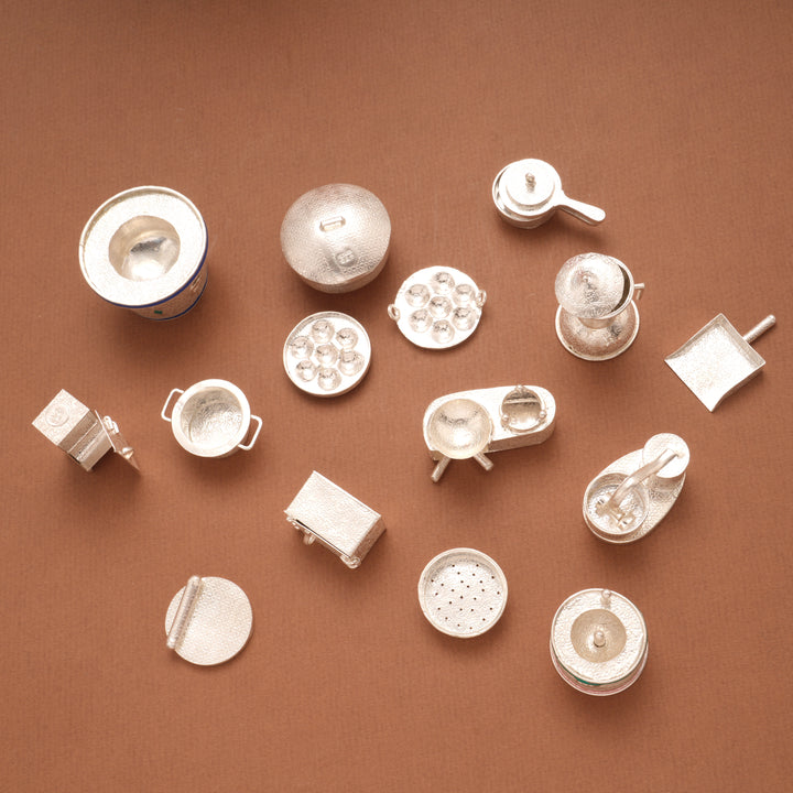 Joyful Kutties Kitchen Silver Toys Set