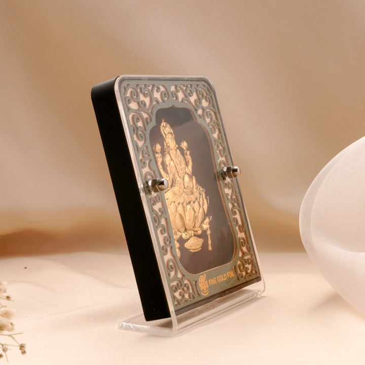 Shri Varalakshmi Gold Foil Frame