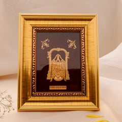 Devotional Tirupati Fine Gold Frame