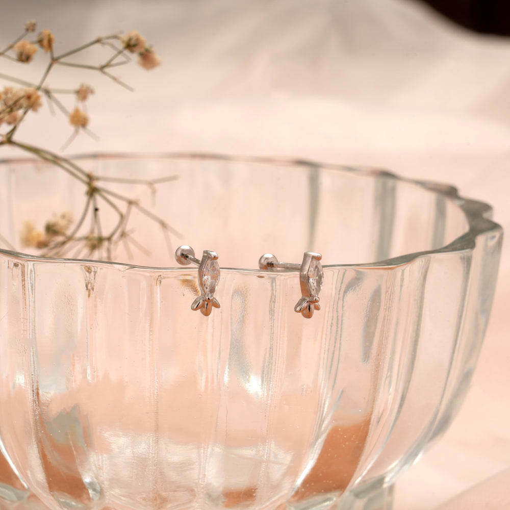 Classic Stone Design Silver Koppu