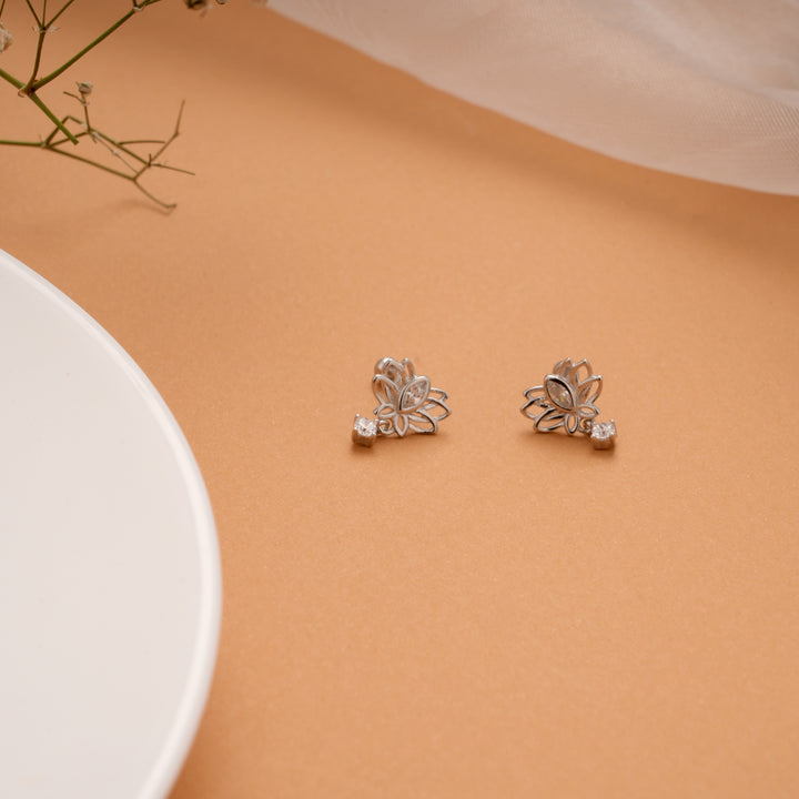Heritage Lotus with Drops Silver Koppu