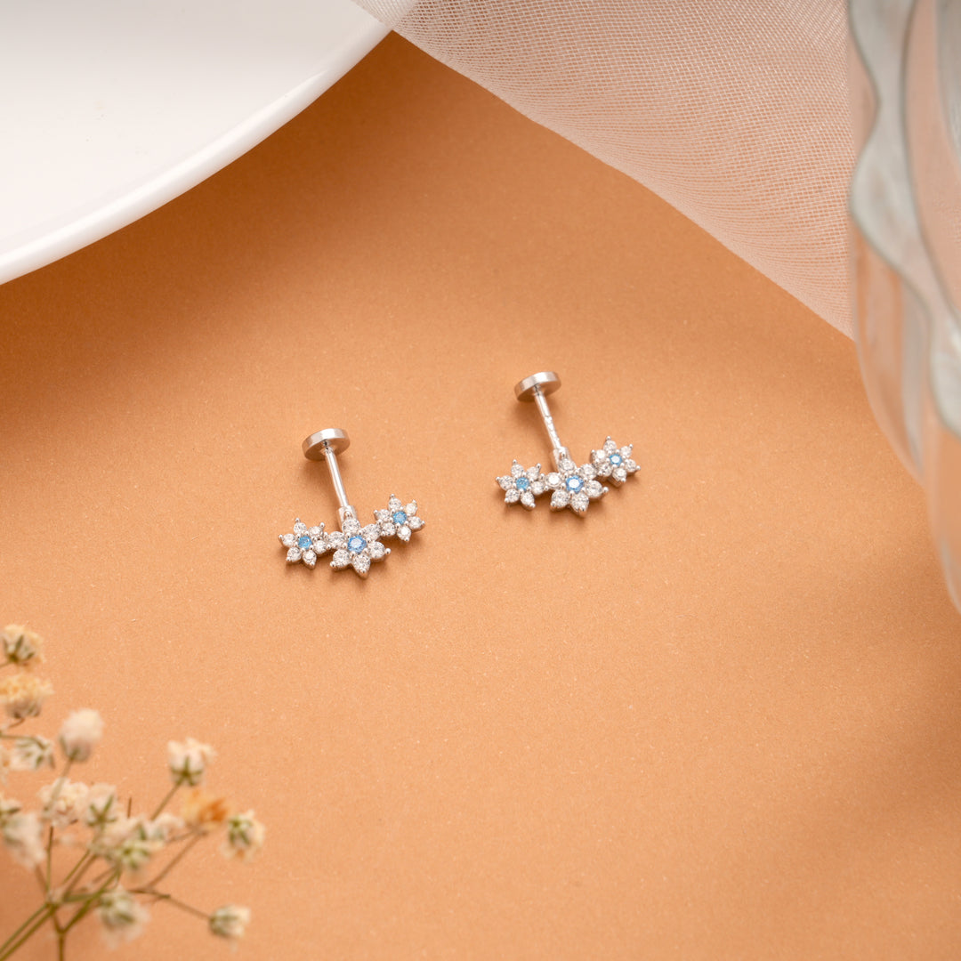 Vintage Tri Blossom Silver Koppu