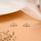 Minimalist Crown Design Stone Silver Koppu