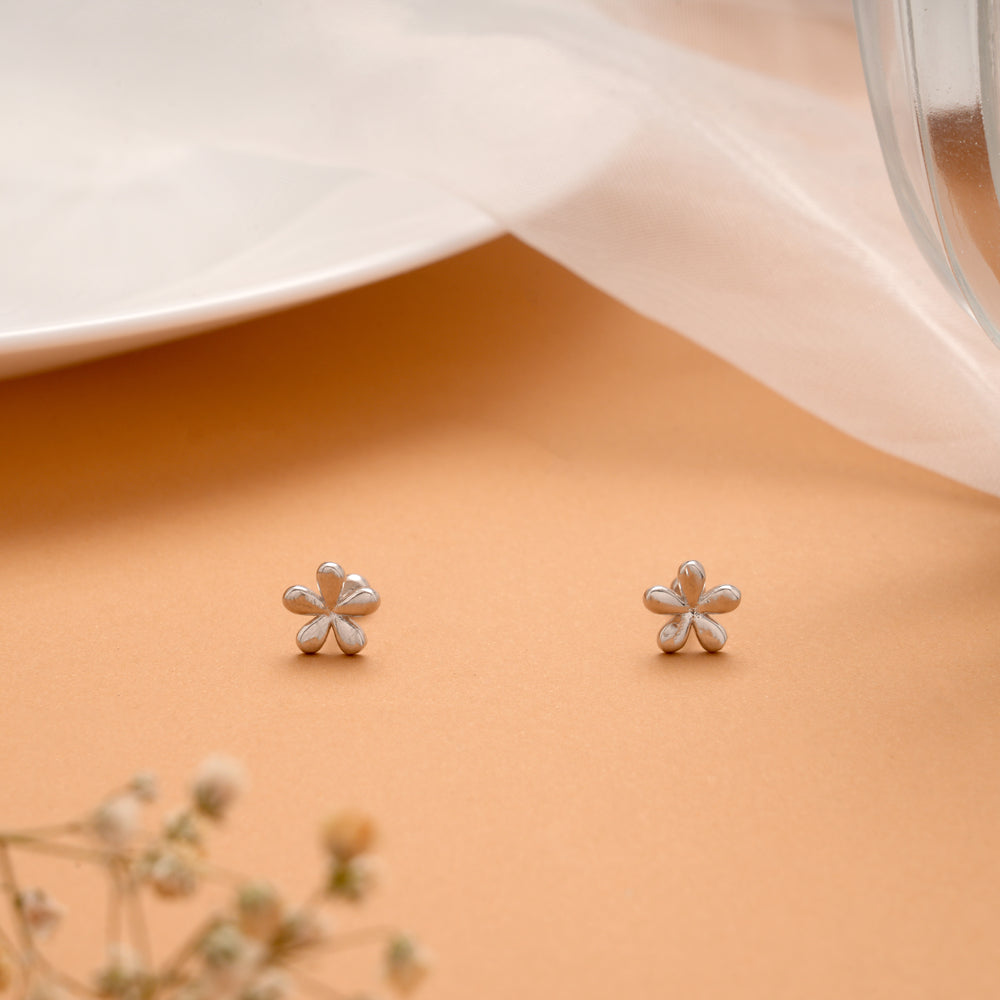 Premium Daisy Floral Silver Koppu