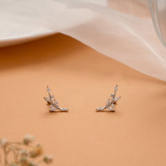 Ethnic Leaf Crawler Silver Koppu