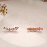 Shinning Heart Silver Rose Gold Climber