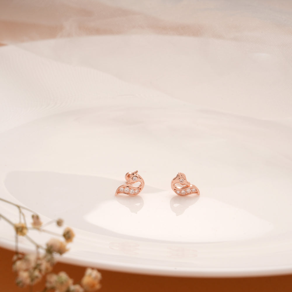 Classic Peacock Silver Rose Gold Koppu
