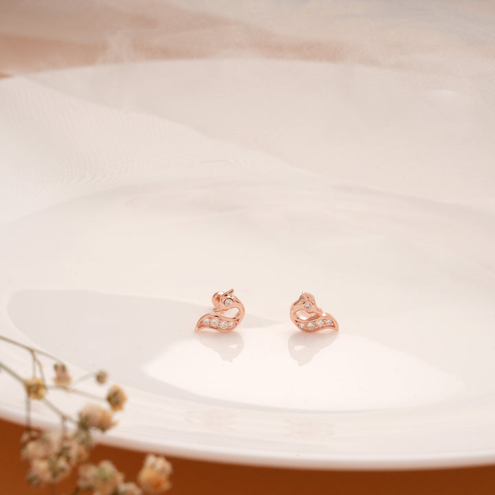 Classic Peacock Silver Rose Gold Koppu