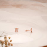 Beautiful Butterfly Stone Silver Rose Gold Koppu