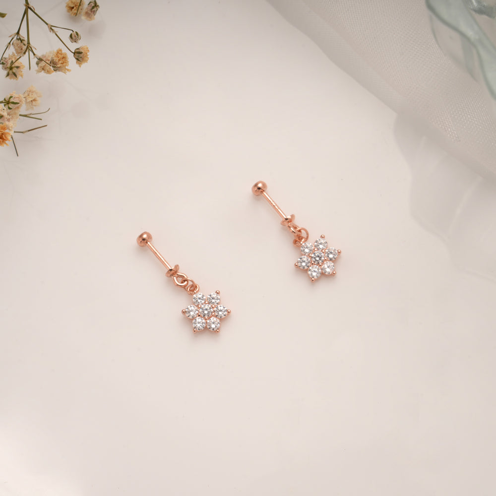 Majestic Stone Blossom Silver Rose Gold Koppu