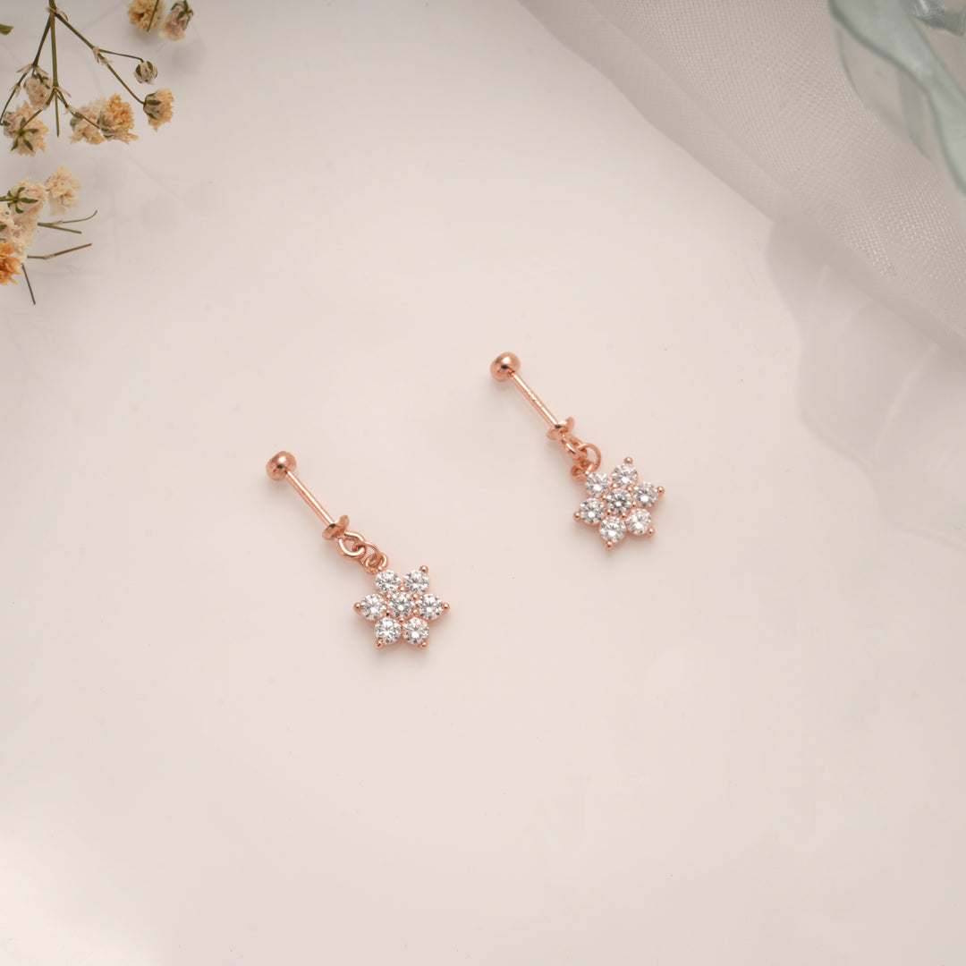 Majestic Stone Blossom Silver Rose Gold Koppu