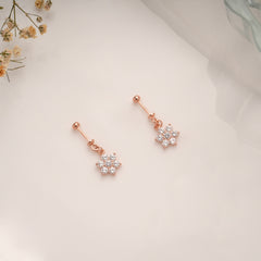Majestic Stone Blossom Silver Rose Gold Koppu