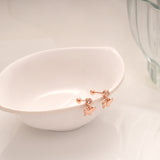 Cute Butterfly Drops Silver Rose Gold Koppu