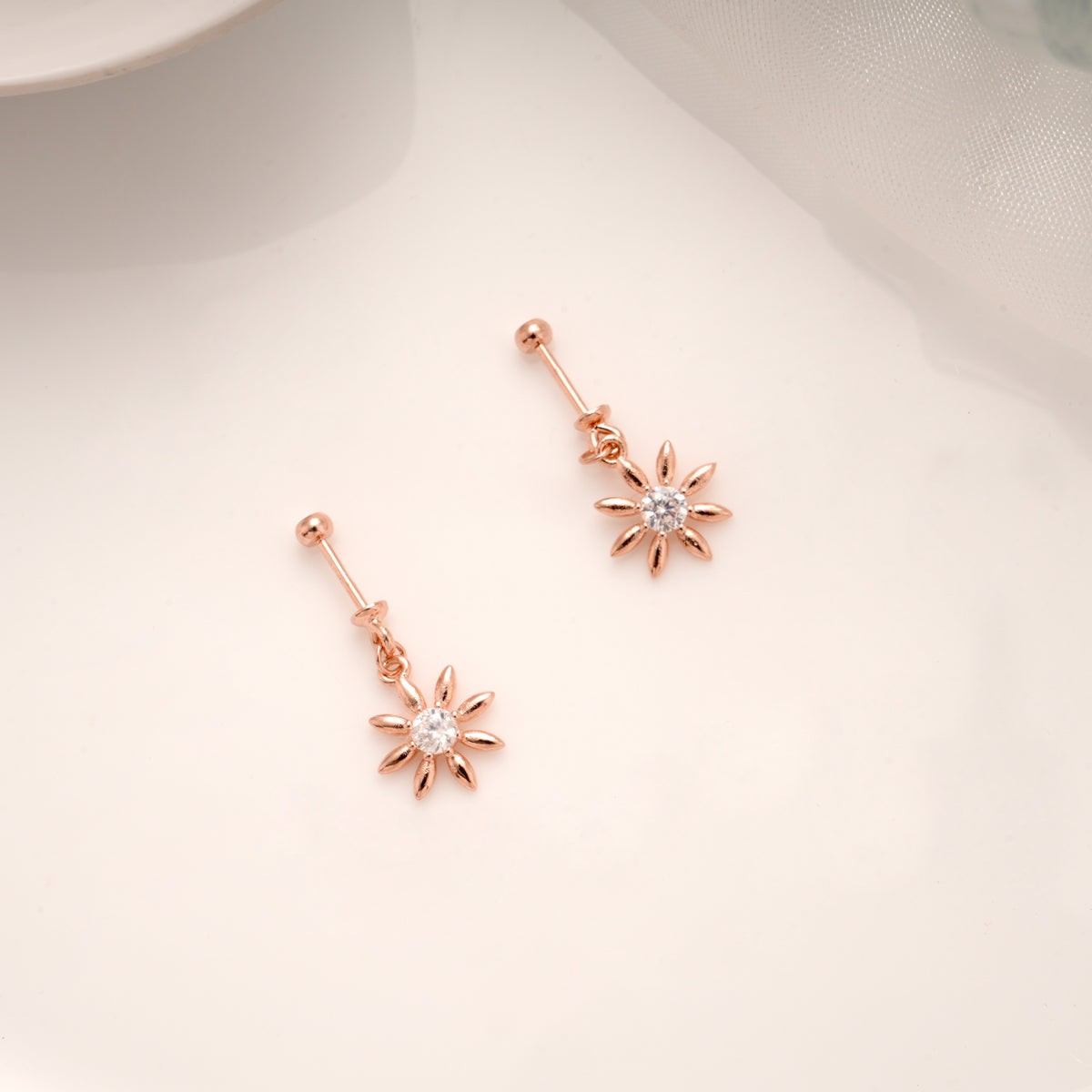 Premium Sunflower Silver Rose Gold Koppu