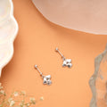 Triple Heart Clover Design Silver Koppu