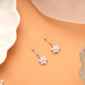 Elegant Flower Design Silver Koppu