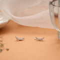 Crescent Moon Design Silver Ear Cuff