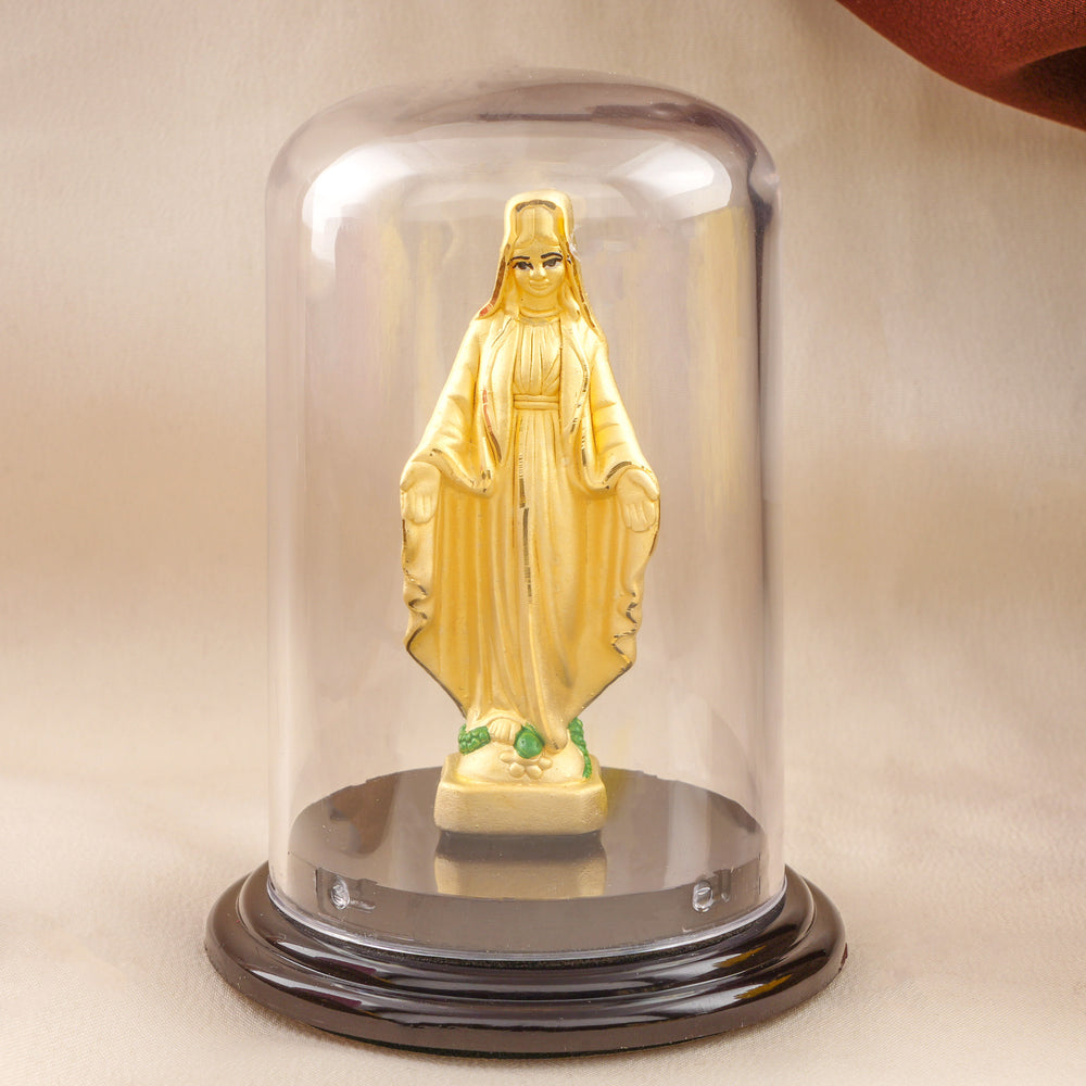 Silver Mother Mary Holy Idol
