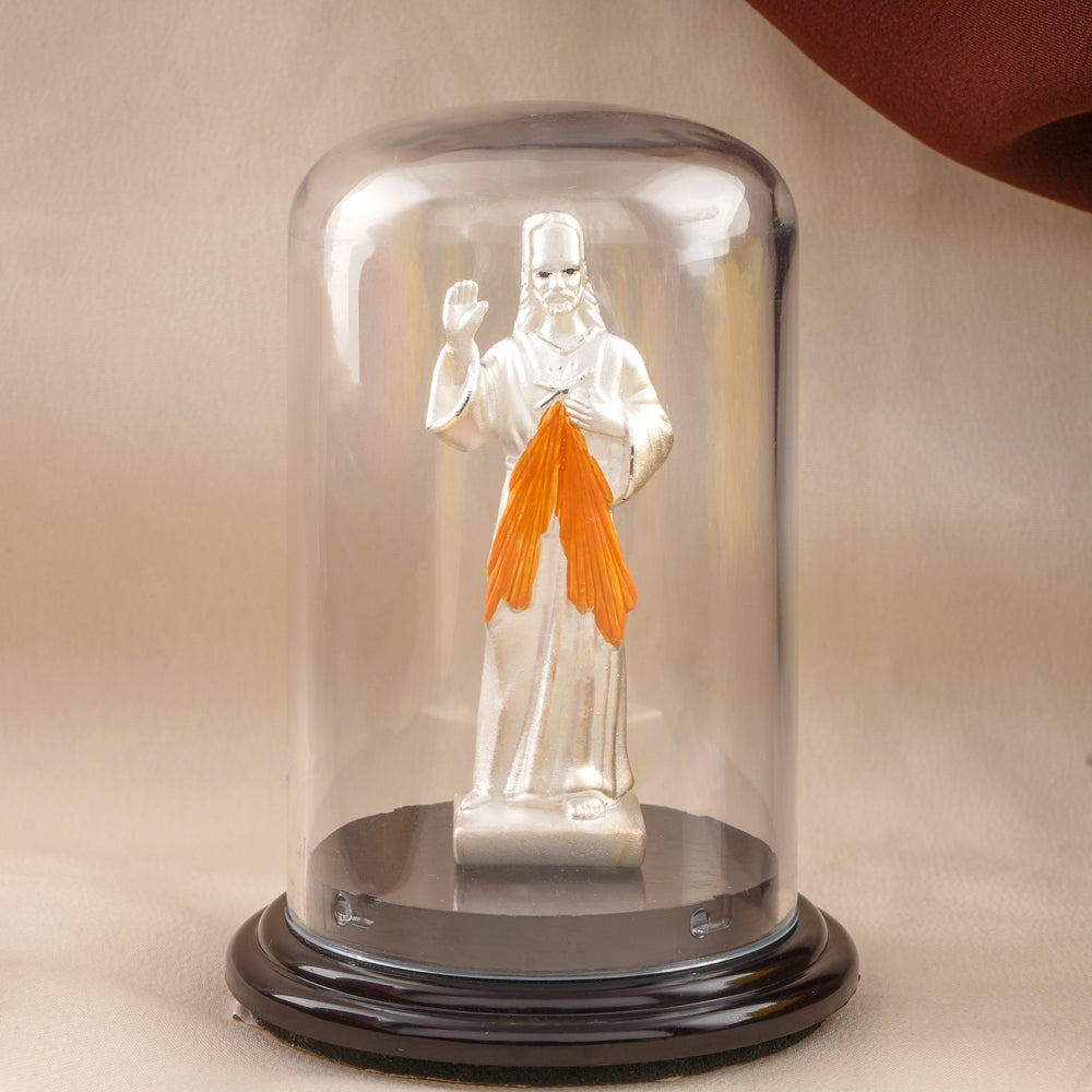 Polished Silver Decorative Idol
