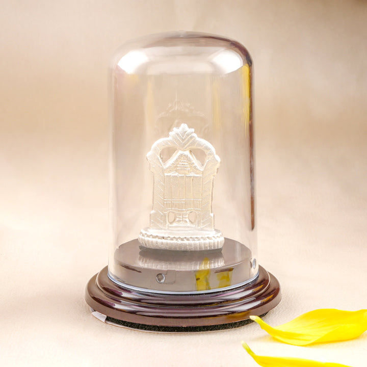 Temple Inspired Tirupati Silver Idol