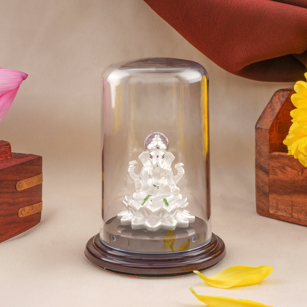 Lord Vinayaga Silver Idol