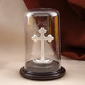 Elegant Silver Design Car Stand Idol