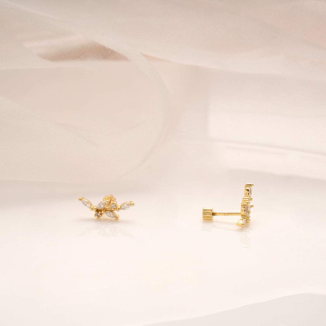 Golden Butterfly Wing Climber Side Stud
