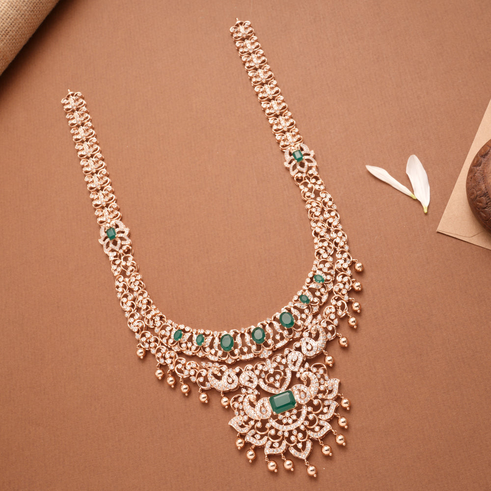 Blossom Floral Grand Silver Rose Golden Haram