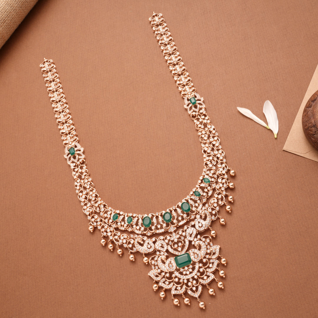 Blossom Floral Grand Silver Rose Golden Haram