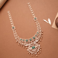 Blossom Floral Grand Silver Rose Golden Haram