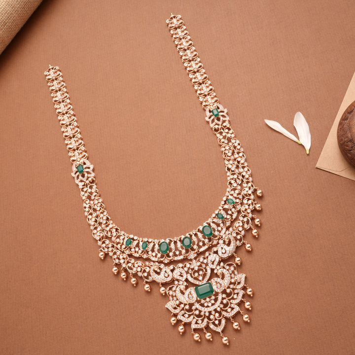 Blossom Floral Grand Silver Rose Golden Haram