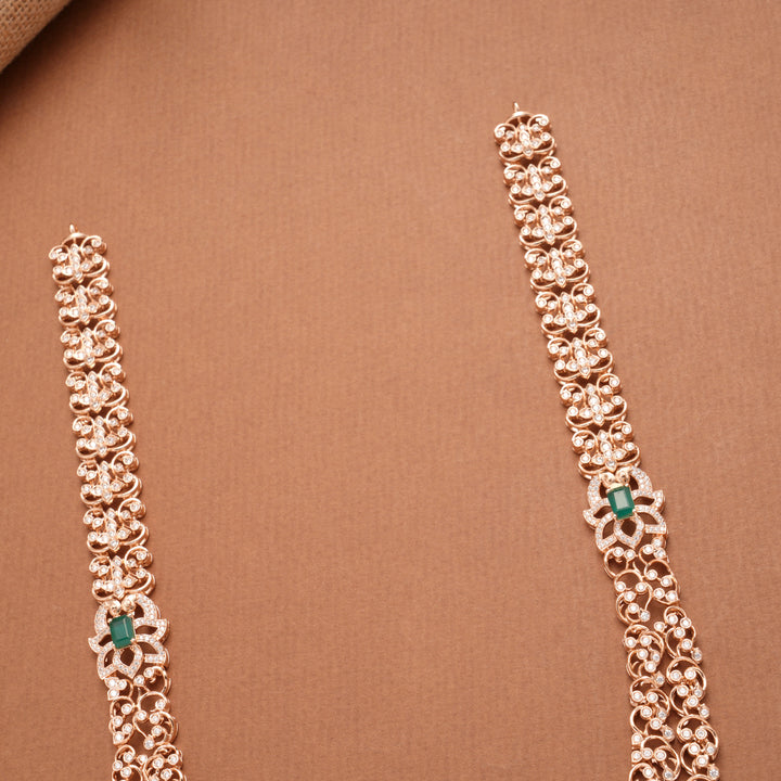 Blossom Floral Grand Silver Rose Golden Haram