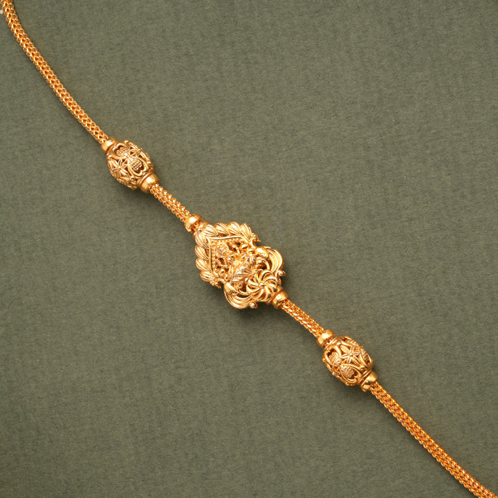Regal Lakshmi Double Side Golden Mugapu Chain