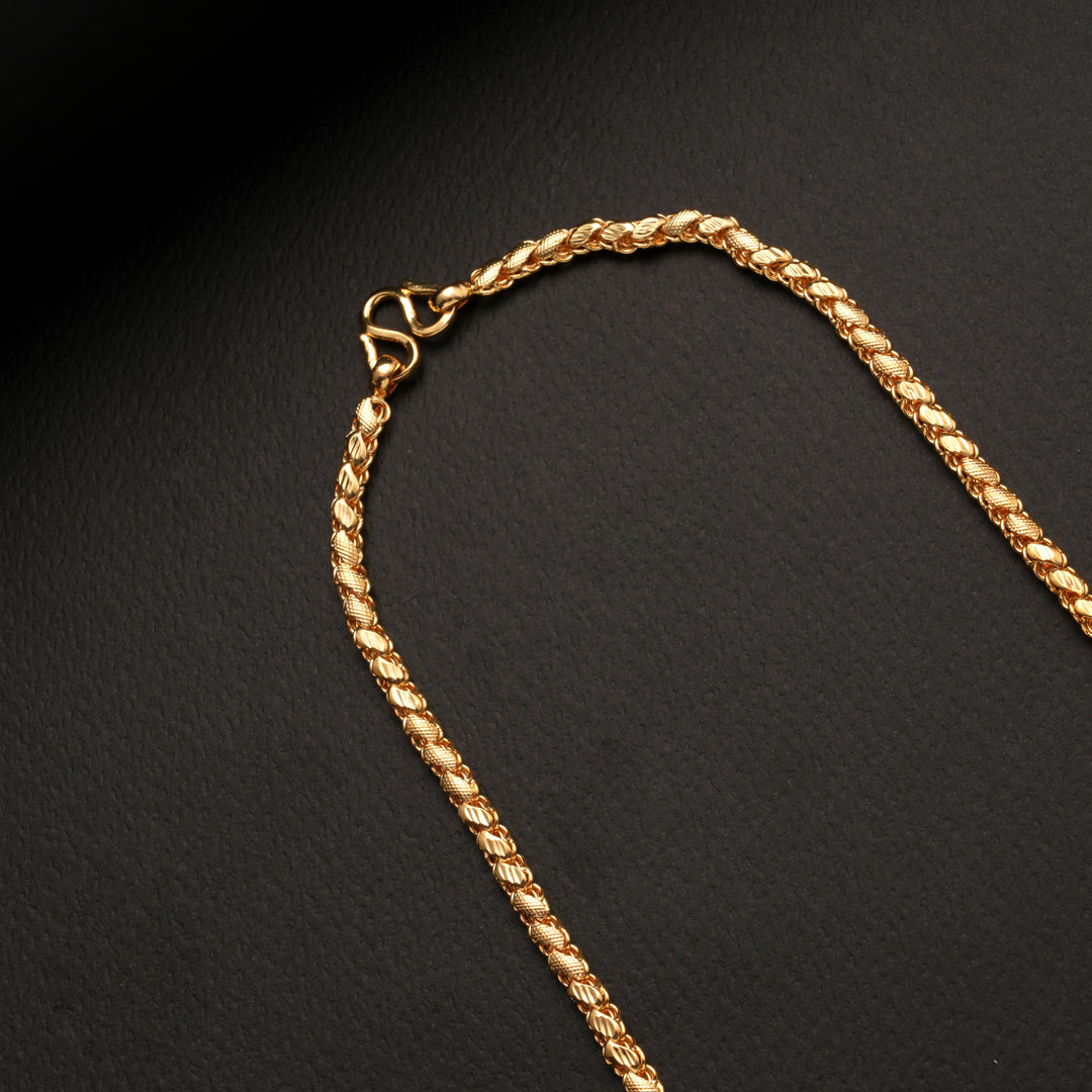 Modern S Pattern Golden Chain
