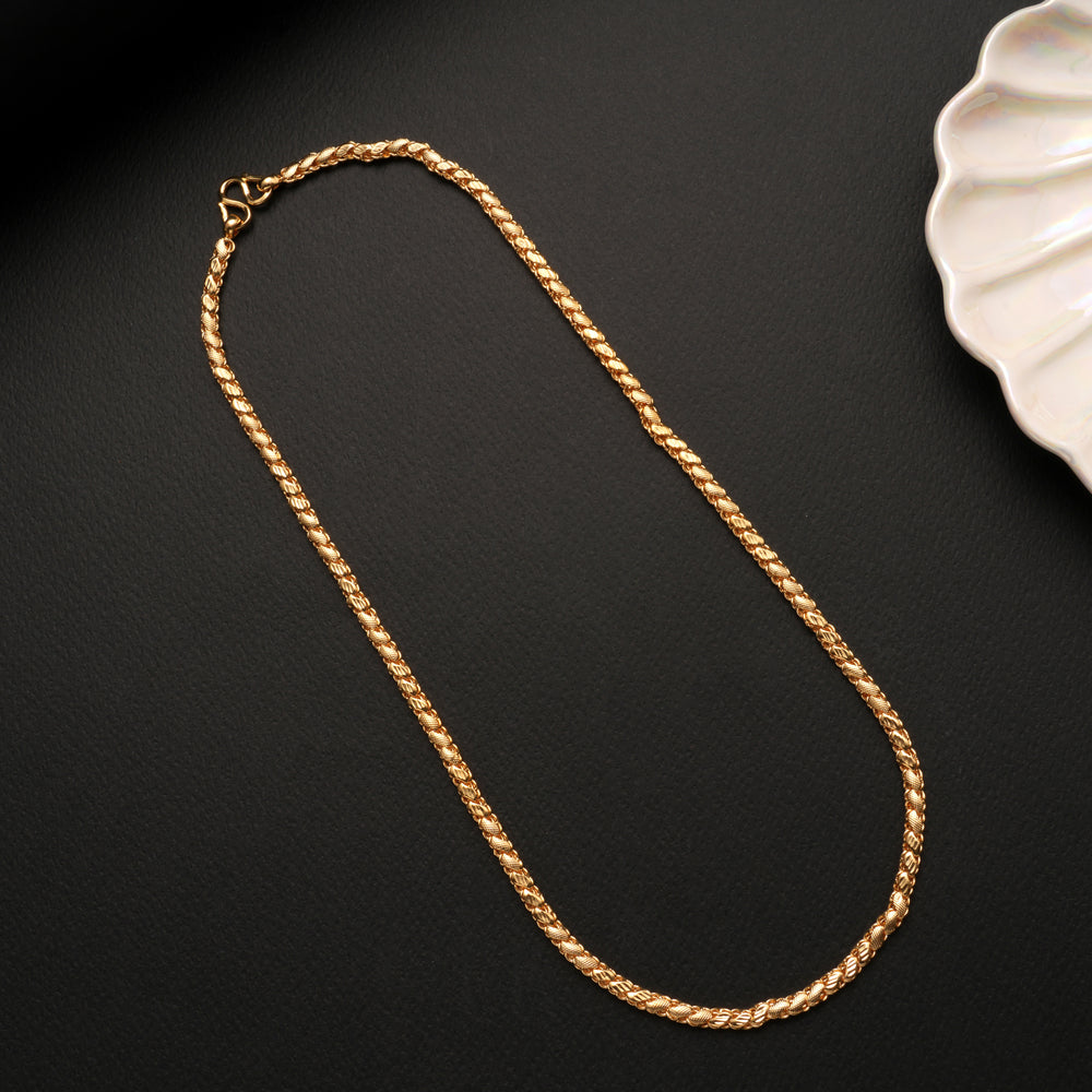 Modern S Pattern Golden Chain
