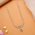 Ethnic Peacock with Pendant Swarovski Golden Haram