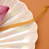 Radiant Ruby Blossom Swarovski Golden Hip Belt
