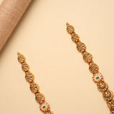 Premium Peacock Design Lakshmi Golden Haram