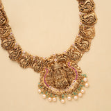 Fancy Mango Design Peacock Design Golden Haram