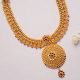 Premium Round Shape Pendant Golden Haram