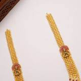 Timeless Ruby Leaf Design Pendant Golden Haram